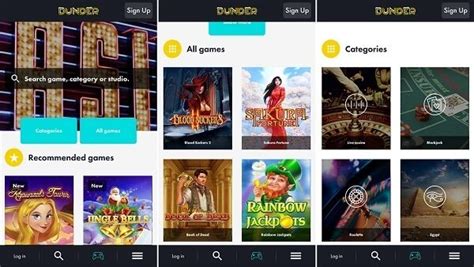 Dunder Mobile Casino App for Android and iOS – Sign up & Play.